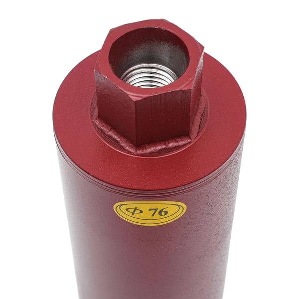 Diamant kernebor - 63 mm - Tør/våd - Til beton - Kerneboring - Håndholdt - Orange