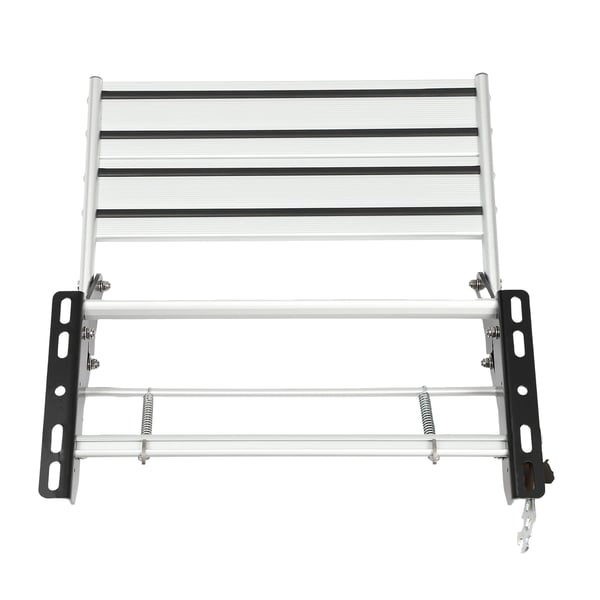 Trin til autocamper/campingvogn - Enkeltrin - Manuel - Sammenklappelig - Aluminiumslegering - Sort