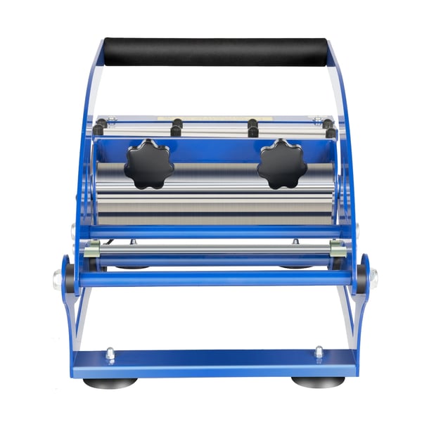 Kruspresse - 6-in-1 Varmepresse til Sublimering - 500 W - Temperatur- og Tidsstyring - Udskiftelige Varmeelementer - 50 Hz - Blå