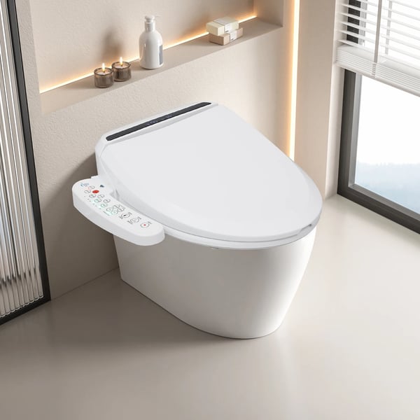 Sähköinen bidee-WC-istuin - Älykäs 220V 1350W - Suuttimella - Valkoinen