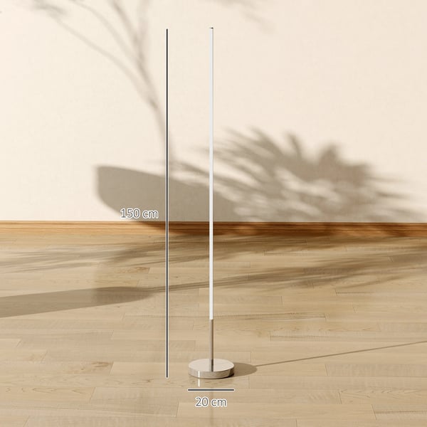 Modern golvlampa - Justerbar färgtemperatur 3000–6000K - Magnetisk fjärrkontroll - Timer - Dimbart ljus - Ljusflöde 249–2000 lm