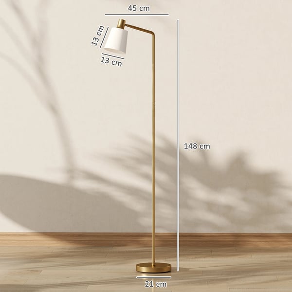 LED Golvlampa - Dimbar - 350° Roterbar Lampskärm - 3 Färgtemperaturer 3000K/4000K/6500K - E27-Sockel - 249–2000 lm
