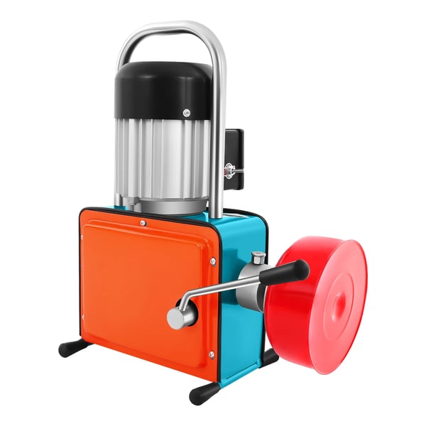 Viemärinavauskone - Putki- ja viemärinpuhdistin - 1000 W - 400 kierrosta/min - Ø 20–150 mm - 30 m spiraalijousi - Kuparimoottori - Rauta