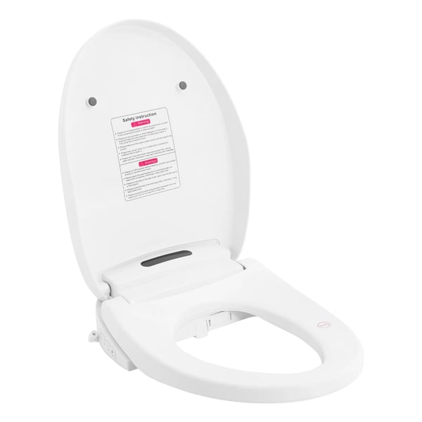 Älykäs bidee-wc-istuin - Sähköinen kaukosäätimellä - Neljä lämpötilaa 34–40°C - Itsepuhdistuva suutin - Soft-close - EU-pistoke - Valkoinen