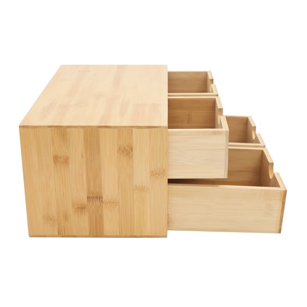 Skrivebordsorganizer - Bordopbevaring - 4 Skuffer - Pladsbesparende - Holdbar - Multifunktion - Hjem & Kontor - Til Kontorartikler