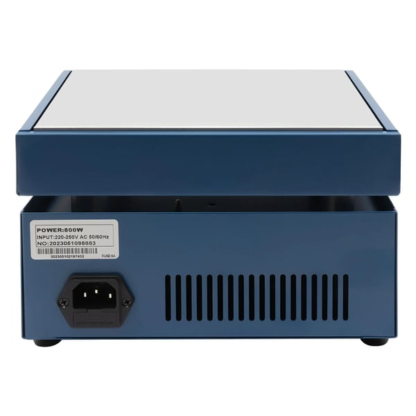 PCB forvarmeplade - Elektrisk lodde-forvarmestation - 800 W - Antistatisk - Til reflow-lodning - Blå