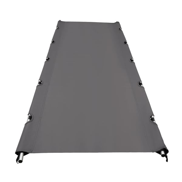 Campingseng - Sammenklappelig feltseng - Aluminiumramme - Nem montering - 150 kg bæreevne - Kompositstof - Bærbar