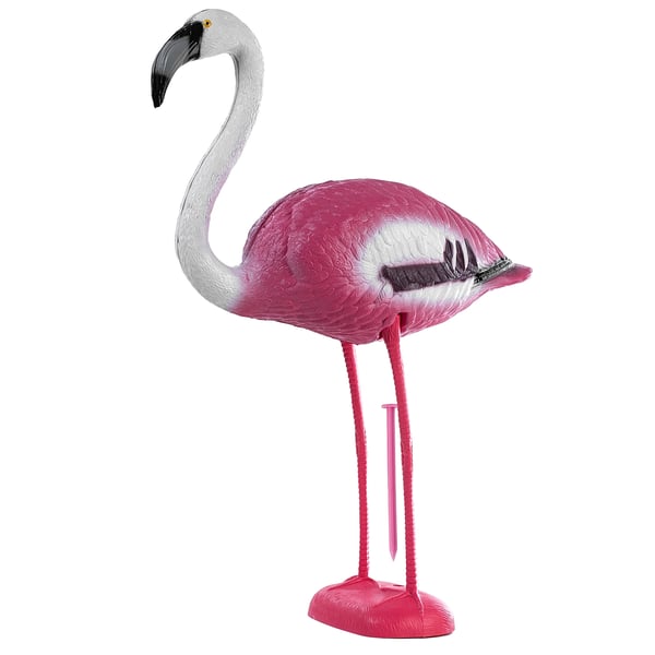 Flamingo - Havefigur - 80 cm - Plastik - XXL - Havedekoration