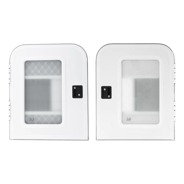 Indgangsdør til autocamper/campingvogn - RV-dør - Venstre førerside - 660×812 mm - Tykkelse 30–60 mm - Aluminiumlegering, matteret glas - Med lås