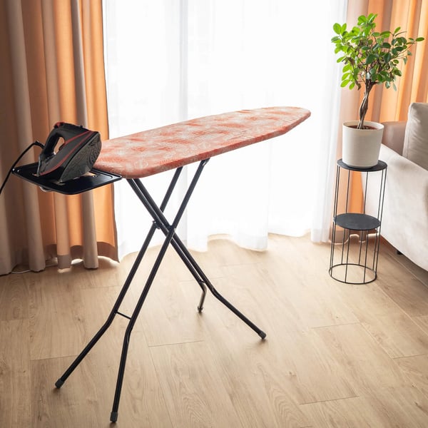 Silityslauta - 120x38 cm - Leveä Pinta - Taitettava - Silitysraudan Pidike