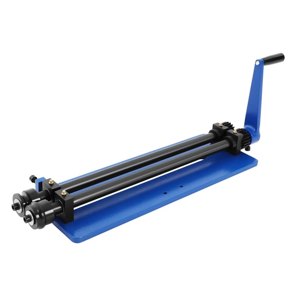 Plåtsickmaskin - Bead Roller - 460 mm Hals - Max 1,2 mm Plåt - 3 Rullset 4/6/7,5 mm - Stål
