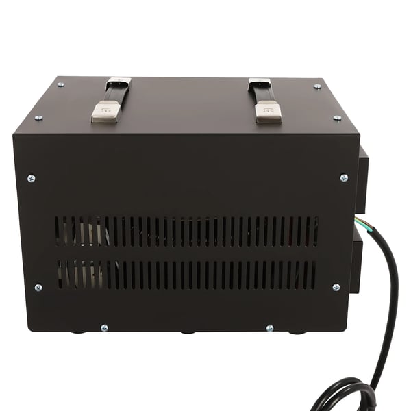 Spændingsomformer - Step Up/Down-transformer - Kapacitet 5 kVA - Effekt 4500 W - Lav Støj - Kabel 1 m - CE Certificeret - Sort