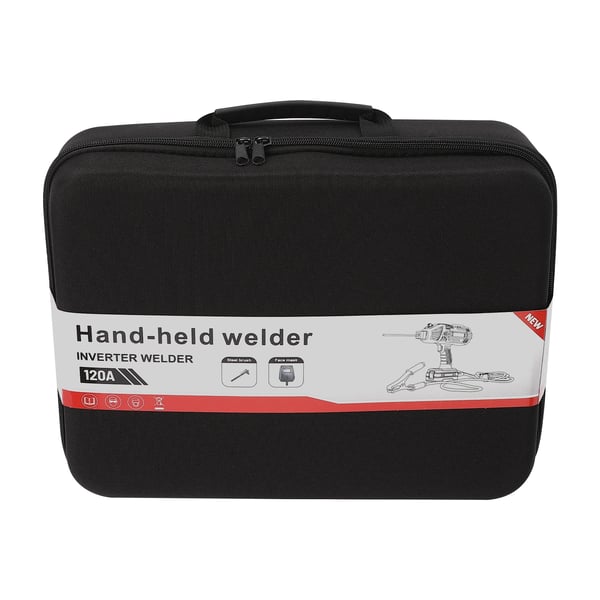 Håndholdt elektrodesvejser - MMA-inverter - 220 V - IGBT - 2,5–3,2 mm elektroder - 6 strømtrin - 50/60 Hz - Gråbrun