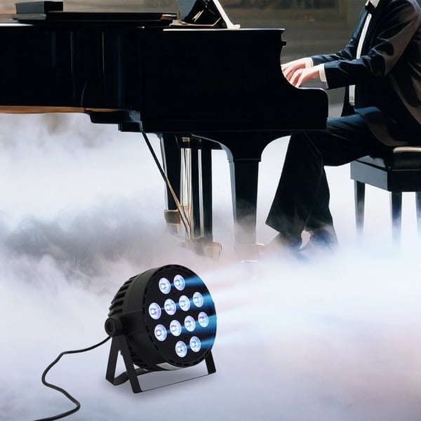 LED scenelys - PAR-lampe - RGB multieffekt - AC 110–220 V - Til DJ & fest - Rød Grøn Blå