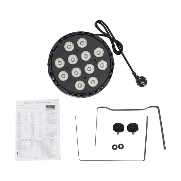 LED scenelys - PAR-lampe - RGB multieffekt - AC 110–220 V - Til DJ & fest - Rød Grøn Blå