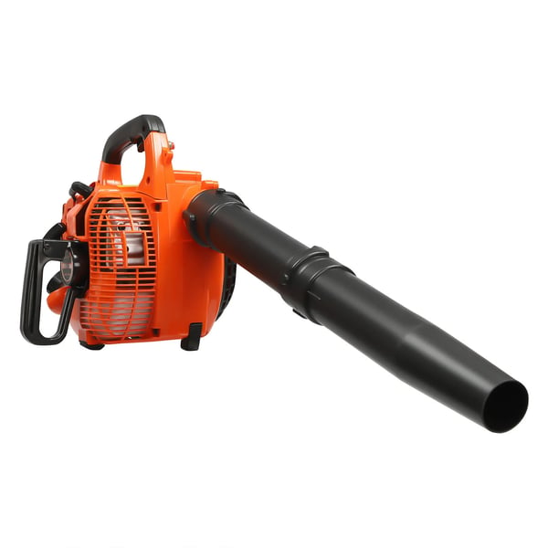 Løvsuger & Løvblæser - Håndholdt Benzin 2-takt - Motor 25,4 cm³ - Suge- og Findelefunktion - Opsamlingspose - To Blæserrør - Orange