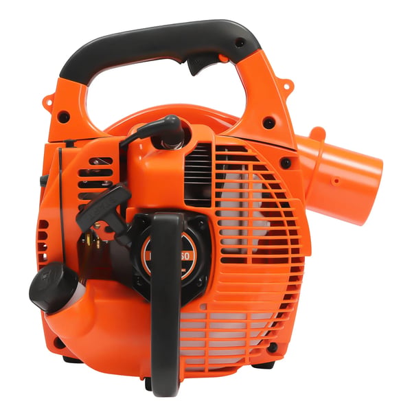 Løvsuger & Løvblæser - Håndholdt Benzin 2-takt - Motor 25,4 cm³ - Suge- og Findelefunktion - Opsamlingspose - To Blæserrør - Orange