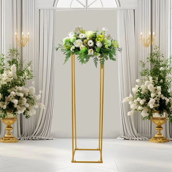 Blomsterställ - Golvstativ - 180 cm Hög - För Bröllop Fest Event - För Heminredning - Guld