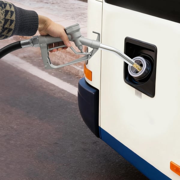 Diesel overføringspumpe - Selvansugende Brændstofpumpe - Effekt 200 W - Flow 45 l/min - Støbejern - Universelle Dieselbiler - Direkte Udskiftning