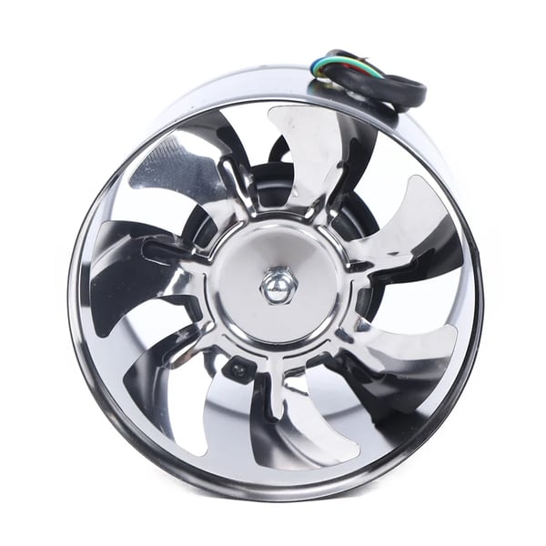 Kanalventilator - Rørventilator - 40 W - 220V/50Hz - 2800 omdr./min - 1 kg - Ovnlakeret metal - Til køkken, stue, fabrik, hotel