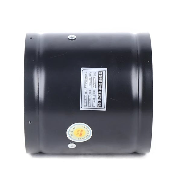 Kanalventilator - Rørventilator - 40 W - 220V/50Hz - 2800 omdr./min - 1 kg - Ovnlakeret metal - Til køkken, stue, fabrik, hotel