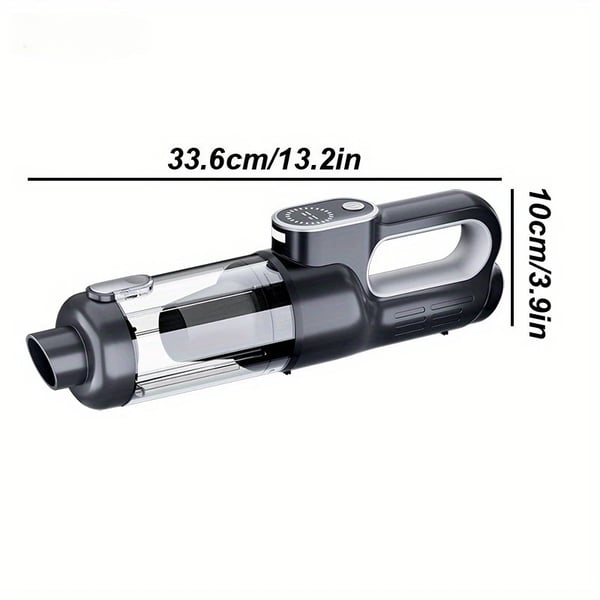 Støvsuger & Støvblæser - Håndholdt 2-i-1 - Børsteløs Motor - Trådløs - 120 W Høj Effekt - Hjem & Bil - Sort