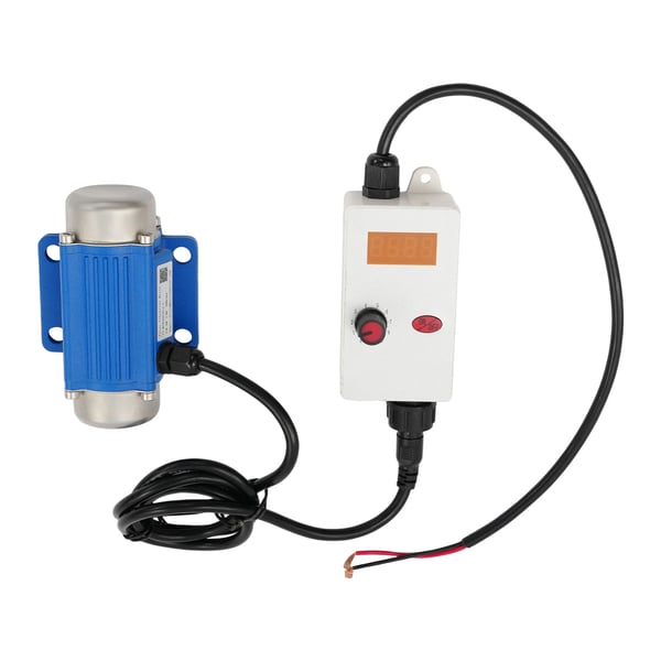 DC harjaton moottori - Värinämoottori - 12 V - 30 W - 7000 r/min - 9 nopeutta - 105,4×75×47,35 mm - 0,95 kg - Sininen/Hopea