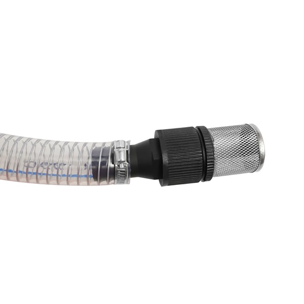 Diesel overføringspumpe - 12V 200W - Flow 45 l/min (12 GPM) - Tankpistol & flowmåler - Løftehøjde 10 m, sug 5 m - Rød