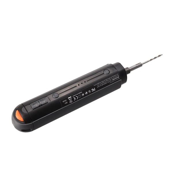 Sähköinen tarkkuusruuvimeisseli - JM-G3136N - 3,6 V ladattava Li-ion - 4 Nm vääntömomentti - Magneettikärki - LED-valaistus - Musta