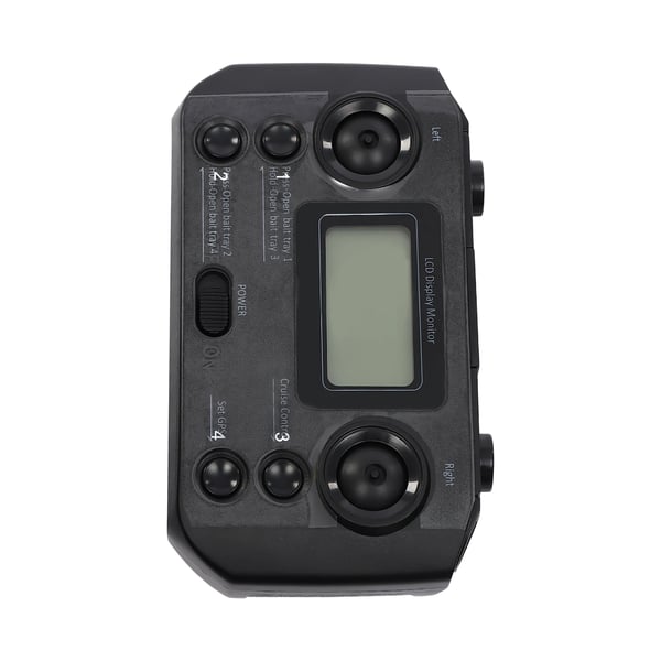 Foderbåd bait boat - Agnudlægger - 40W Effekt, 2,4G Fjernkontrol, LCD-skærm, IP65 Vandtæt, 7,4V Batteri, 1–2 t Driftstid - Grøn
