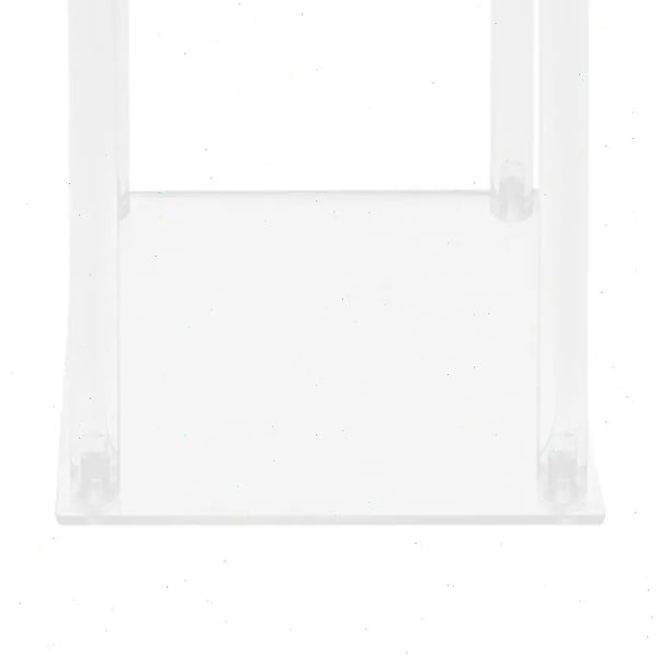 Blomsterstander i akryl - 10-pak hjørnesøjle - Rektangel 20×20×60 cm - 4,5 mm plader - 3 kg/stk - Bord/fritstående - Klar