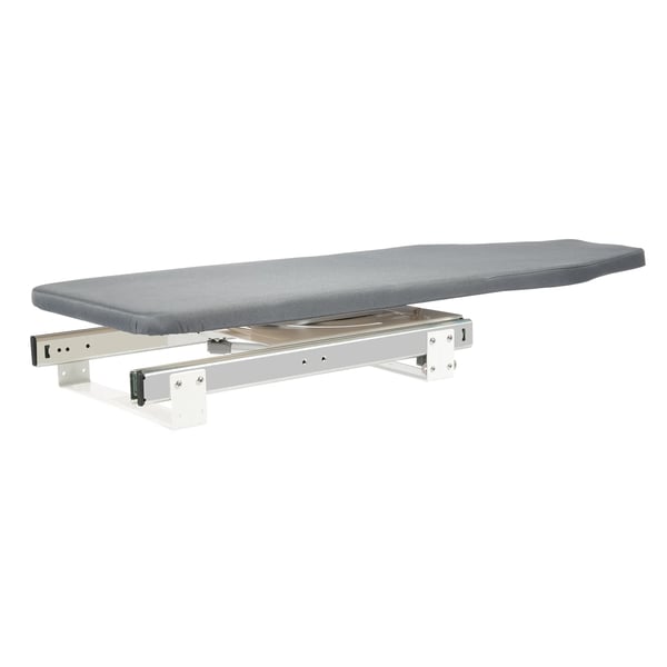 Silityslauta - Kaappiin asennettava Ulosvedettävä - Push-pull-mekanismi - 180° Kääntyvä - Taittuva - 80 x 29,5 cm - Kantavuus 45 kg - Tummanharmaa