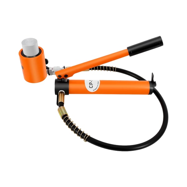 Hydraulisk håndpumpe & cylinderdonkraft - Kapacitet 20 t (20.000 kg) - Manuel - Stål - ZG 3/8 (≈0,95 cm) Gevind - Porta Power