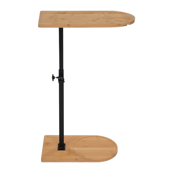 Sidebord - Sofabord - Bambus - Minimalistisk Moderne - 40×22 cm - Uden Hjul - Træfarve