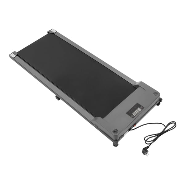 Litteä moottoroitu juoksumatto - Walking Pad - Kauko-ohjain - Hiljainen, 150 kg kantavuus, juoksualusta 80–120×50–80 cm, toimistoon - Musta