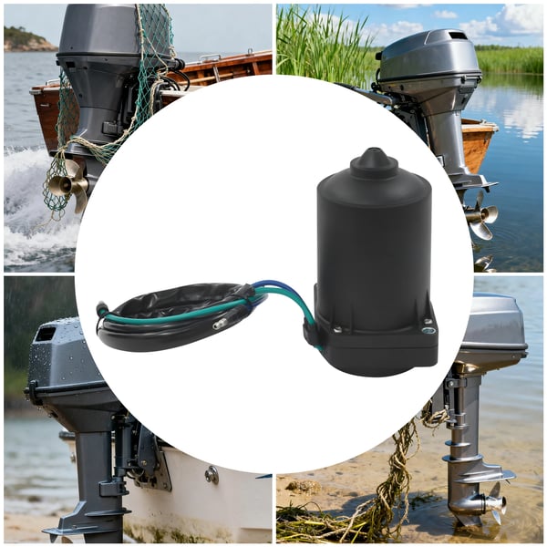 Perämoottorin Nostomoottori - Trimmi- ja Kallistusmoottori - 12V - 260W - 5 N·m Vääntö - Puhdas Kuparimoottori - Pieniin veneisiin/kalastusveneisiin