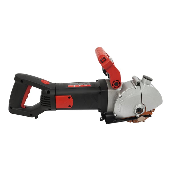 Rillefræser - Vægfræser til beton/tegl - 4800 W - Børsteløs Motor - 6200 RPM - 220 V 50/60 Hz - Støvfri - Rød