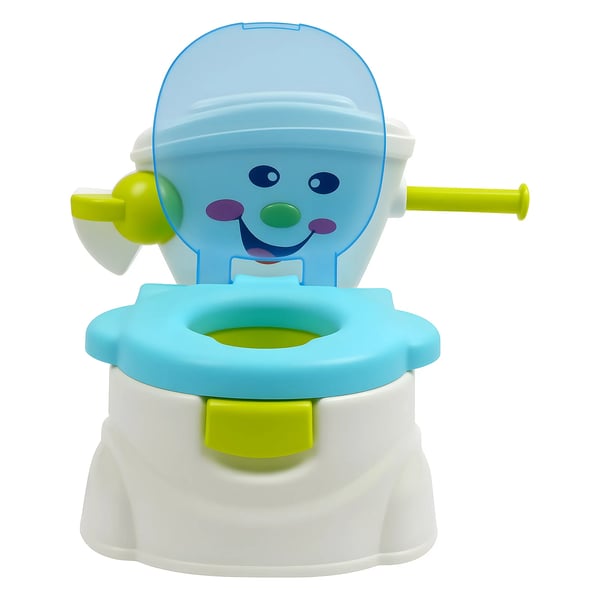 Børnepotte - Toilettræner - Bærbar - Bil-design - 60 kg belastning - 6 mdr–5 år - Sædehøjde 19 cm - 36×30×42 cm - Blå