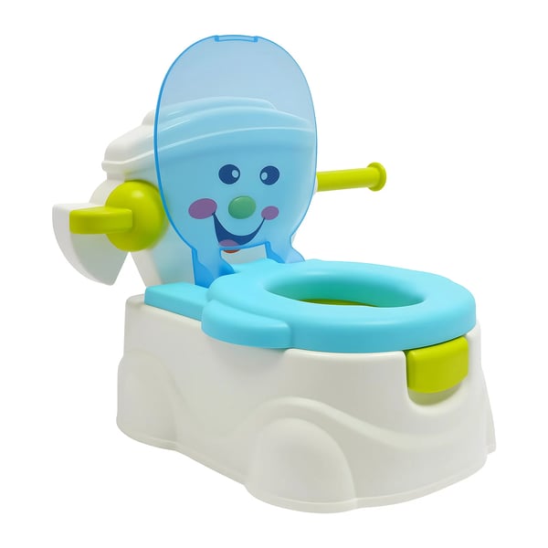 Børnepotte - Toilettræner - Bærbar - Bil-design - 60 kg belastning - 6 mdr–5 år - Sædehøjde 19 cm - 36×30×42 cm - Blå