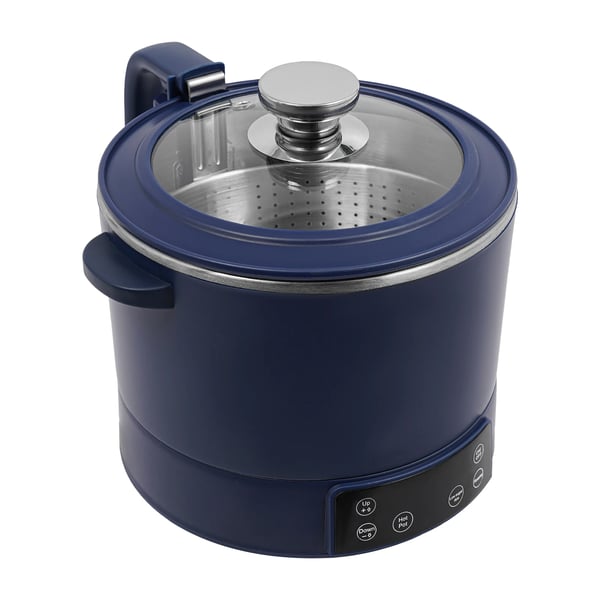 Riskoger med sukkerreduktion - Trykkoger - 1500 W - 3 l - Rustfrit stål - Ris/korn - Blå