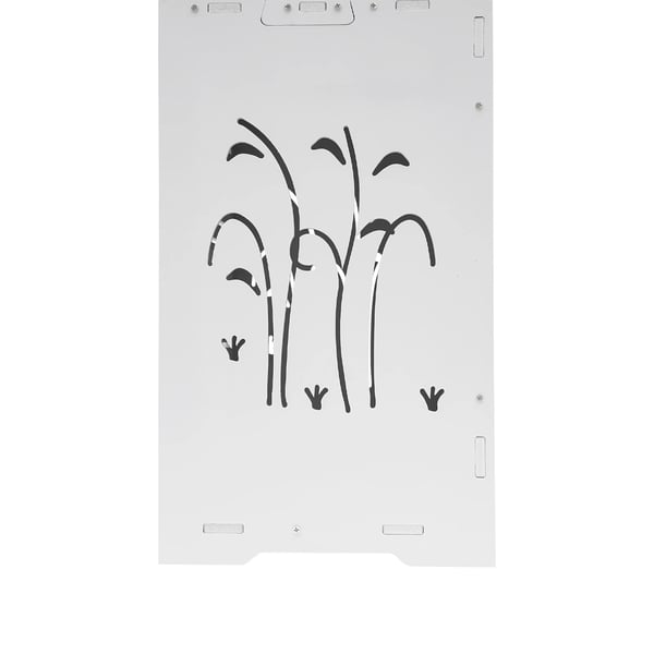 Badeværelsesskab - Opbevaringsreol - Smalt toiletsideskab - 40×25×90 cm - Vandtæt PVC - Moderne - Hvid