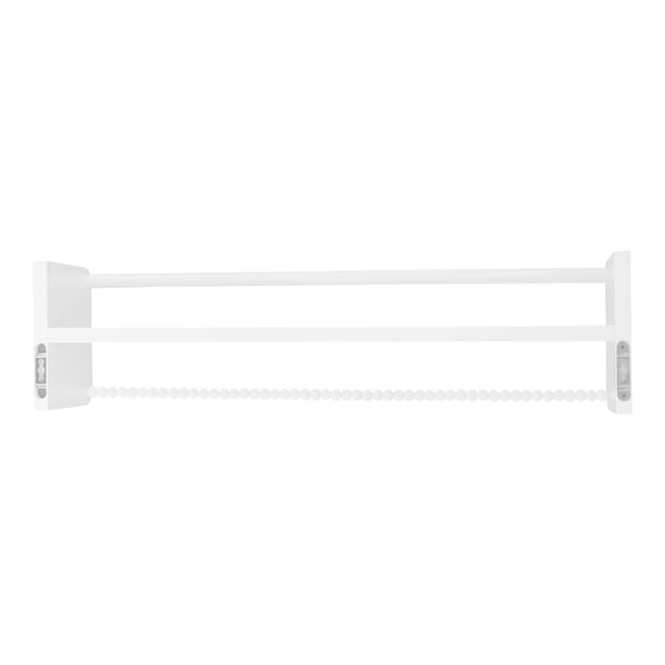 Vægmonterede flydende hylder - Træhylde 3-pak - Mål 58 x 12 cm - Bæreevne 10 kg pr. hylde - Pladetykkelse 15 mm - Hvid