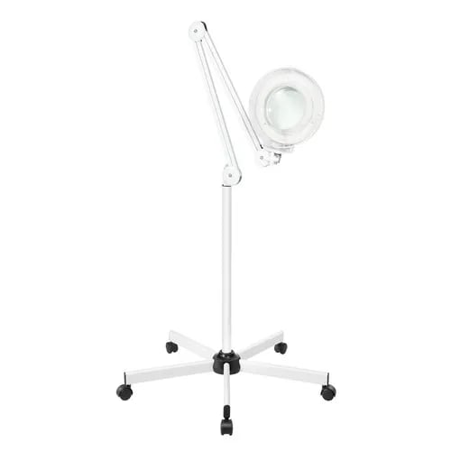 LED forstørrelseslampe - Bordlampe med lup - Justerbar - 5–8× forstørrelse - 120 LED - Til hobby, læsning, reparation