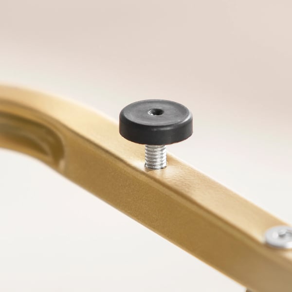 Sidebord - Sofabord - 2 Hylder - Metalstel - Til Stue - Guld
