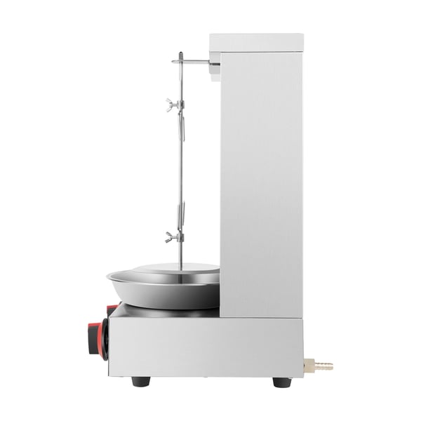 Döner kebab grill - CG-25 vertikal shawarma maskine - 3000 W - 220 V - Rustfrit stål - Let at rengøre - Kommerciel - Grå