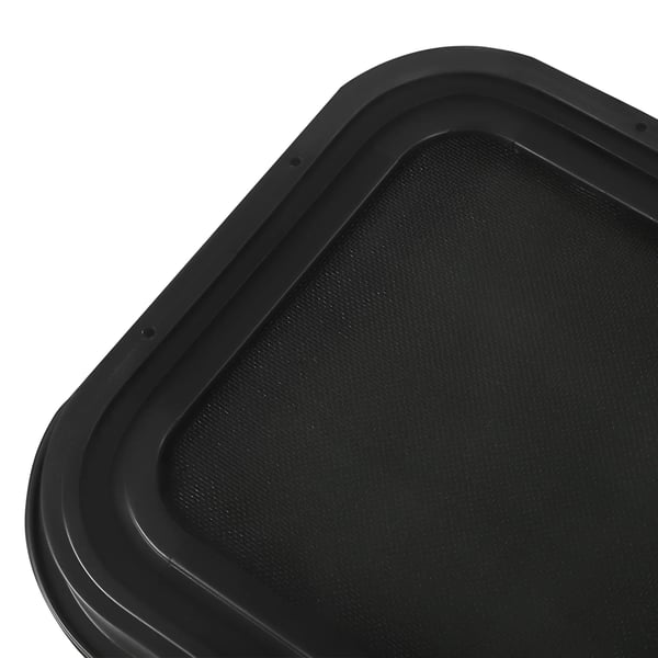 Skydevindue til autocamper/campingvogn - 60×30 cm - Insektnet - Tonet hærdet glas - Vandtæt - Aluminiumsramme - Sort