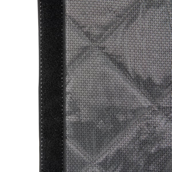 Magnetisk termisk dørgardin - Mørklæggende - Vandtæt PVC - Selvlukkende magneter - 86 x 208 cm - Grå