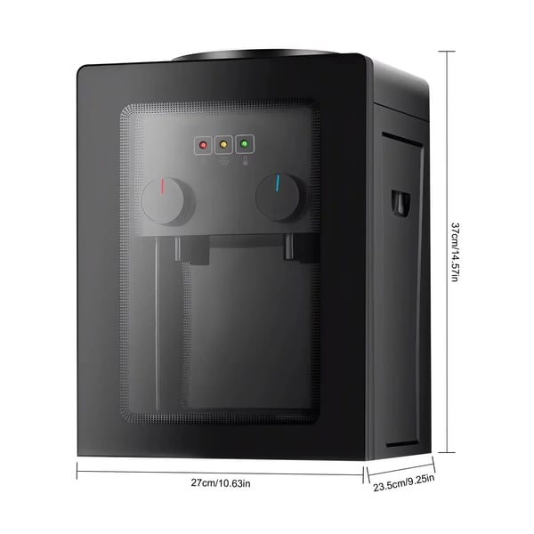 Sähköinen vesiautomaatti - Pöytämalli - Ruostumaton teräs - Nopea lämmitys 10 min, jäähdytys 60 min - Teho 550W/75W - Jännite 220V 50Hz - Musta