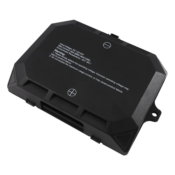 App-styret afbryderpanel - 12-kanals 12-vejs - DC 12–24 V - RGB 8 farver - Lysstyrke 5 niveauer - Maks. 80 A 960/1920 W - Til båd UTV SUV campingvogn