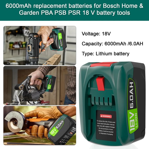 Vaihtoakku PBA 18V - Li-ion - 3 kpl - >3500 mAh - 18 V - Vain akut - RoHS - Beige
